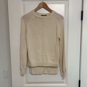 Able Cream Crewneck organic cotton Sweater
